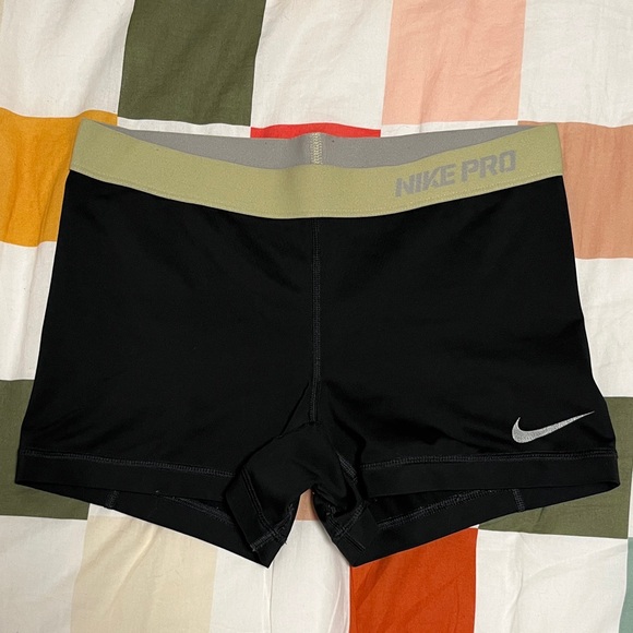☀️ Nike Dri-Fit Black Spandex Shorts - Picture 1 of 3